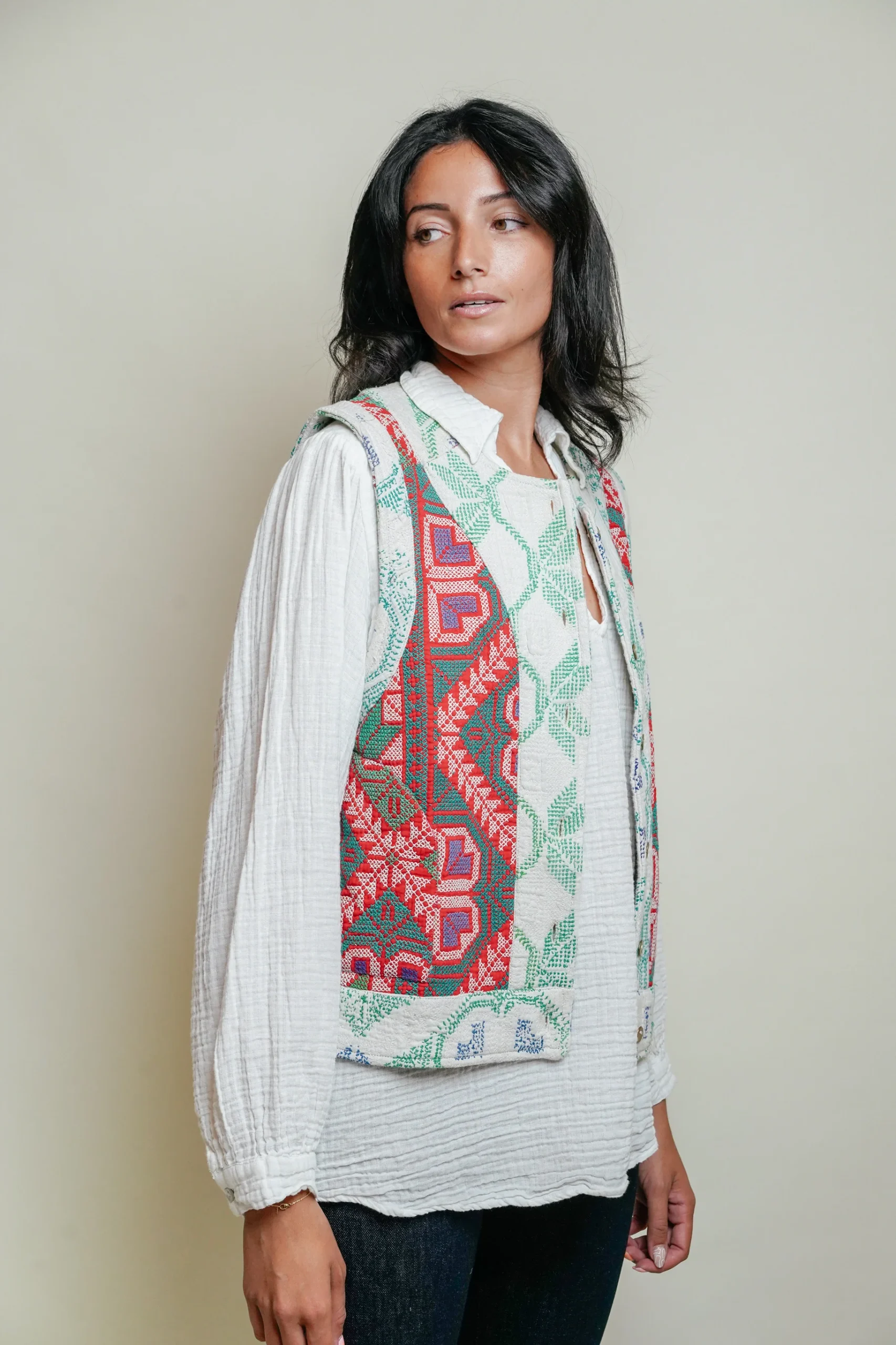 L'ÎLE BLEUE - Gilet Annie - Lahori – Image 2