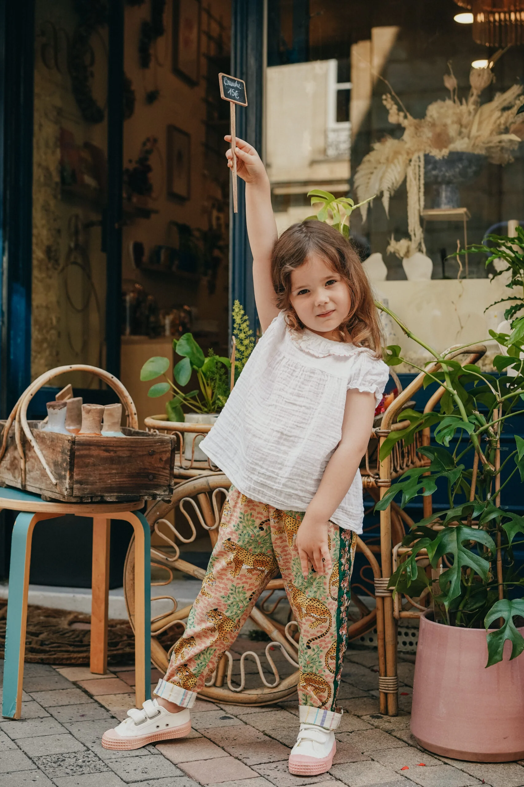 L'ÎLE BLEUE - Blouse Lou Rose – Image 2