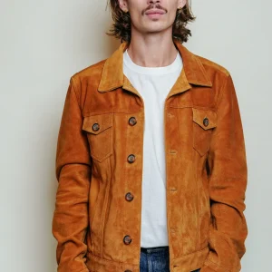 SERGE PARIENTE - Veste Jeans Jacket Suede