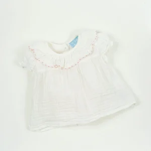 L'ÎLE BLEUE - Blouse Lou Rose Bébé