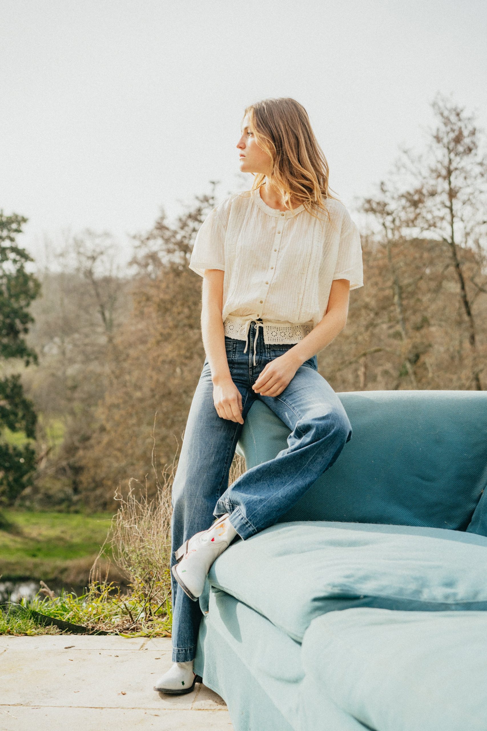 L'ÎLE BLEUE - Blouse Nino