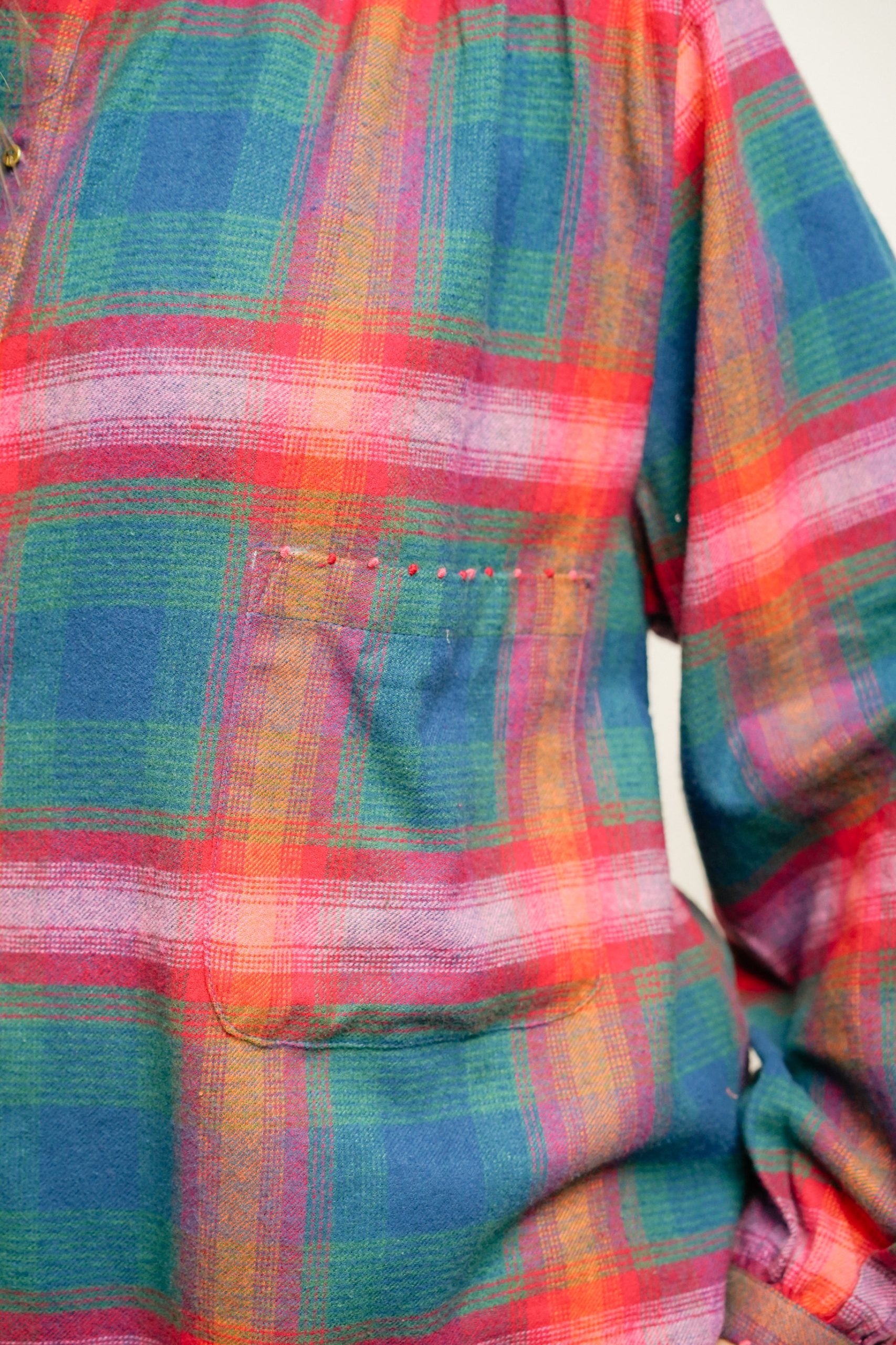 L'ÎLE BLEUE - Blouse Kamini Tartan – Image 9