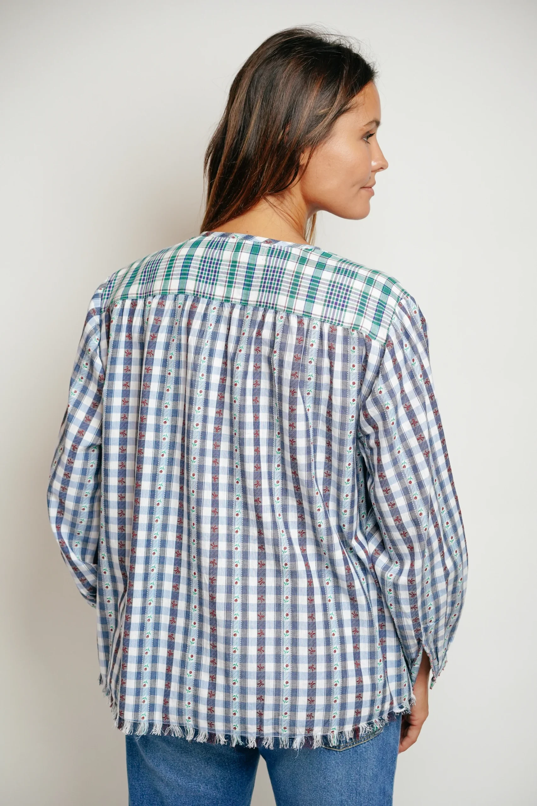 L'ÎLE BLEUE - Blouse Kamini Fleurs – Image 8