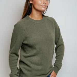 ESTHÈME - Col Rond Cachemire Kaki