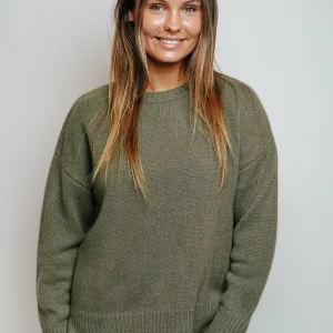 ESTHÈME - Col Rond Cachemire Kaki