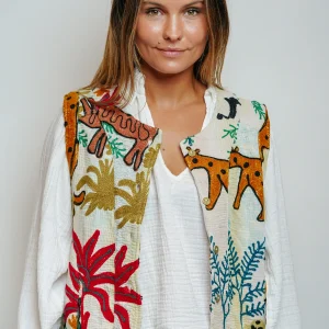 L'ÃŽLE BLEUE - Gilet Annie Animal