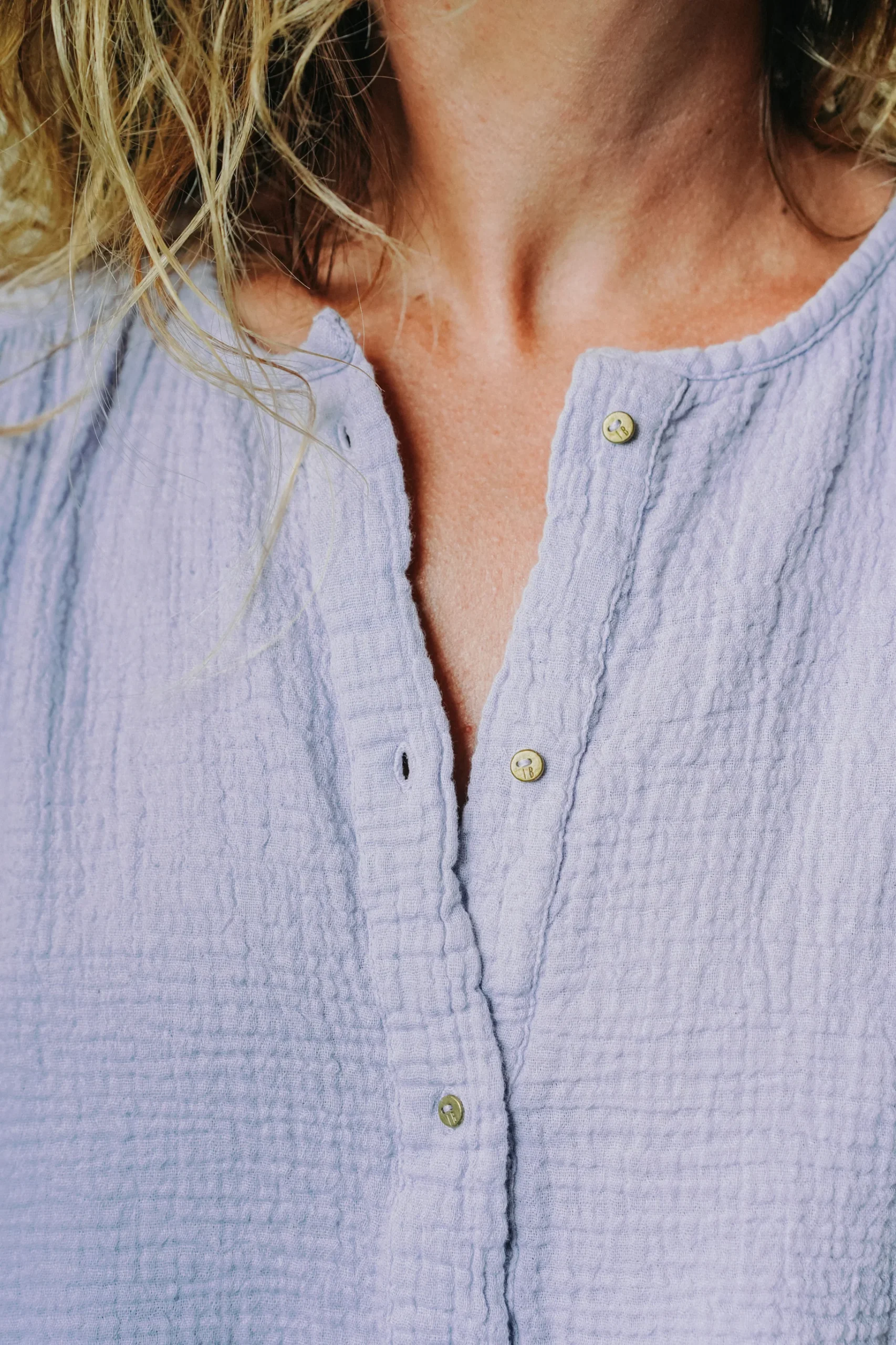 L'ÎLE BLEUE - Blouse Kamini Lila – Image 4