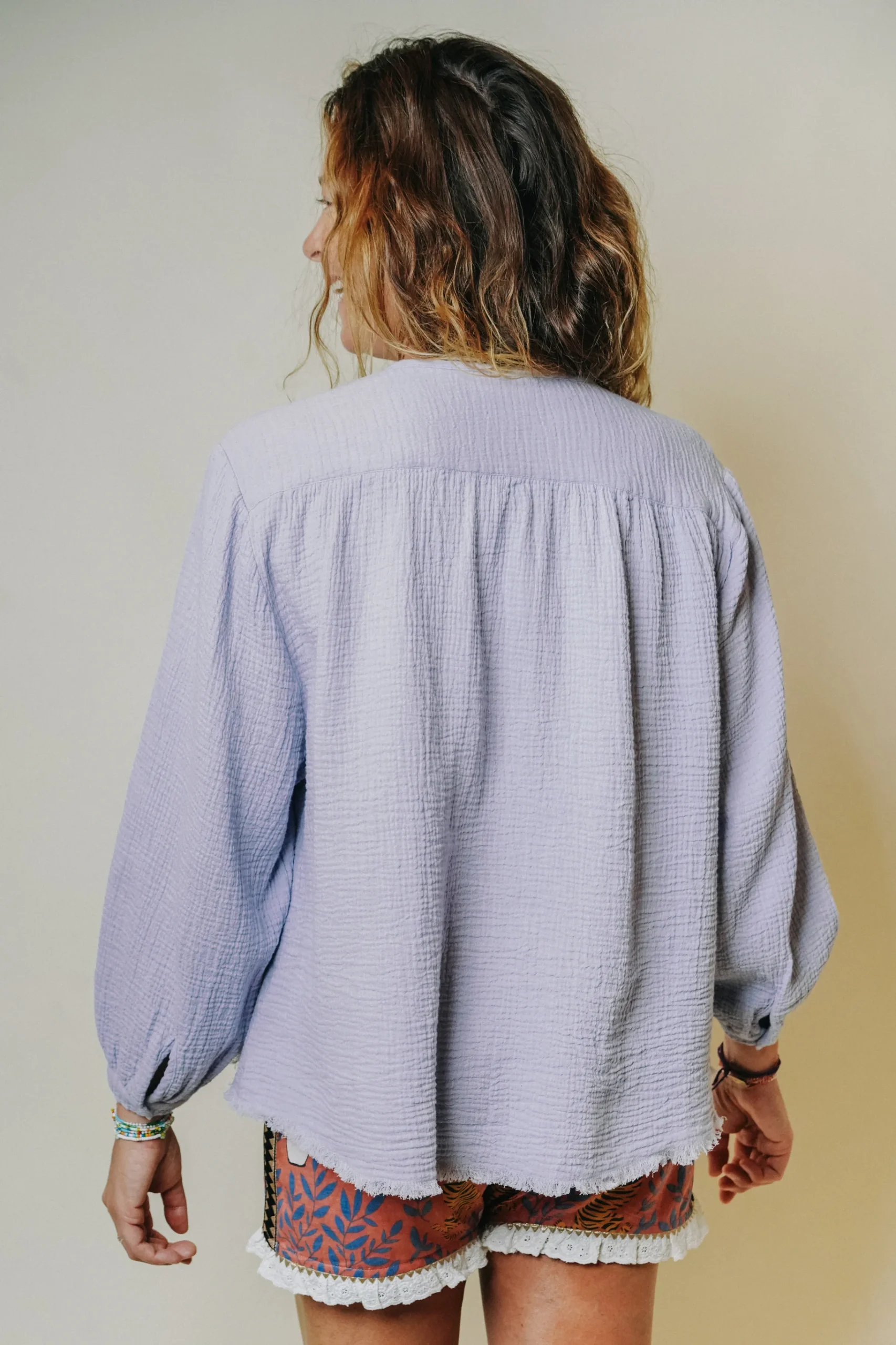 L'ÎLE BLEUE - Blouse Kamini Lila – Image 6