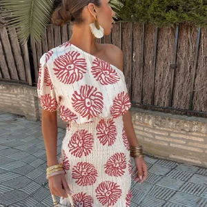 Zaria | Robe Tropicale Audacieuse et Chic pour Femmes