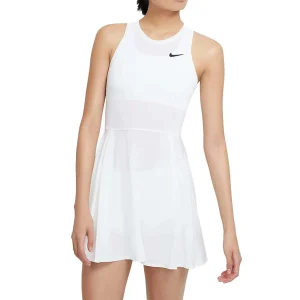 Robe Court Dri-FIT Advantage (Femme) - Blanc/Noir