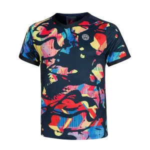 T-shirt à col en V Wild Arts