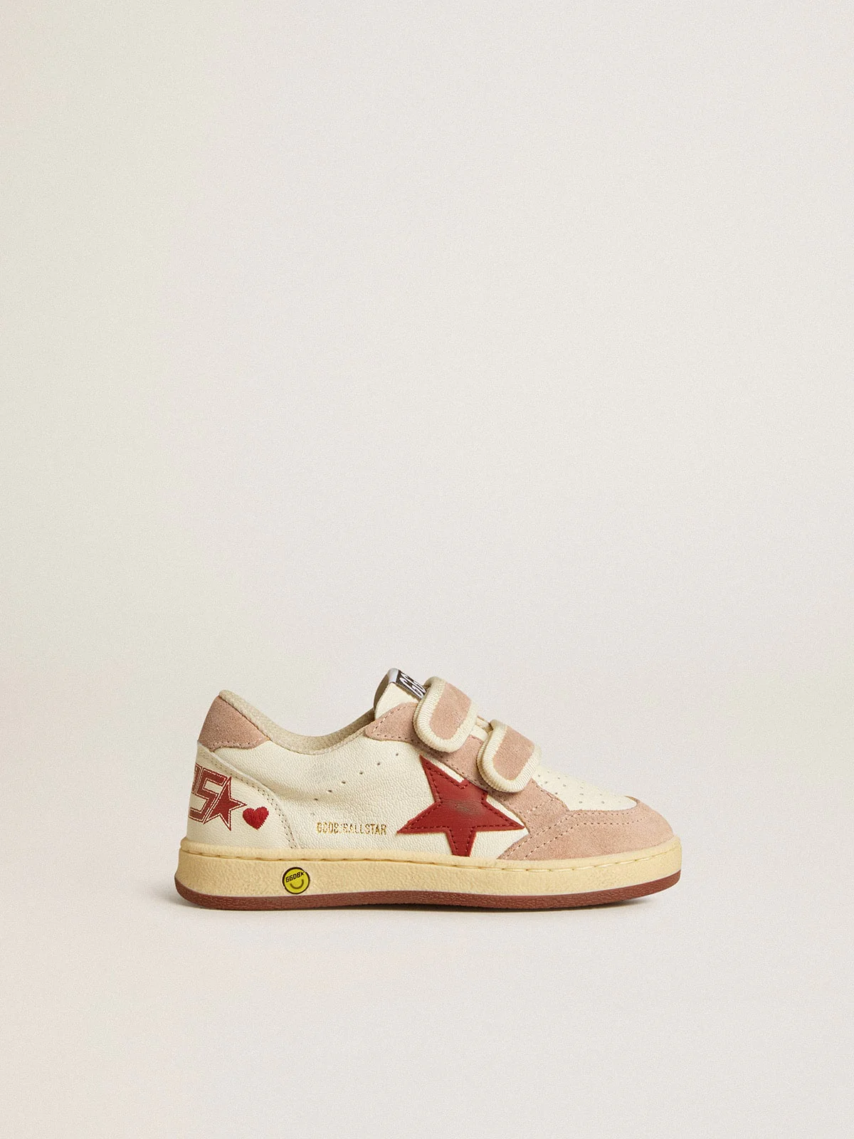GOLDEN GOOSE - Ball Star White & Red