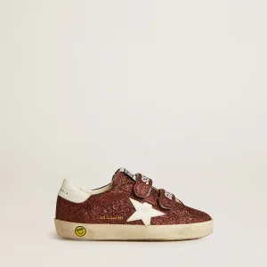 GOLDEN GOOSE - Old School Bordeaux Paillettes