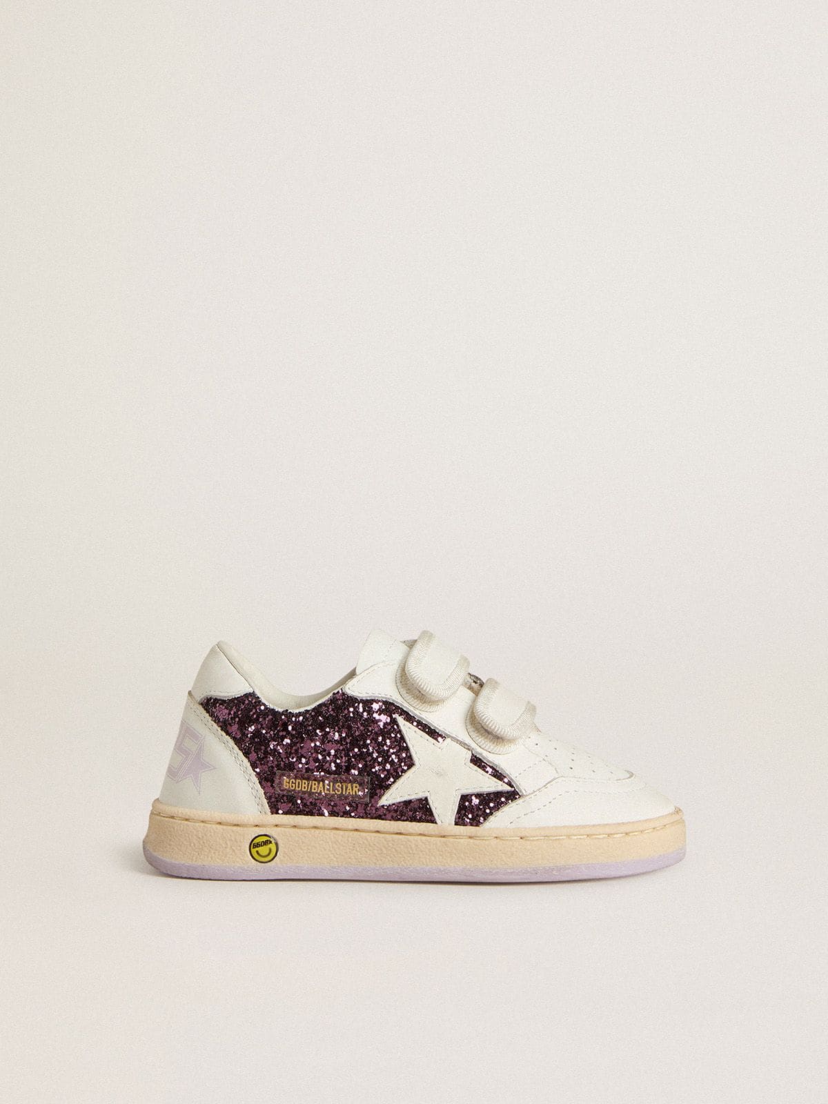 GOLDEN GOOSE - Ball Star Glitter Purple