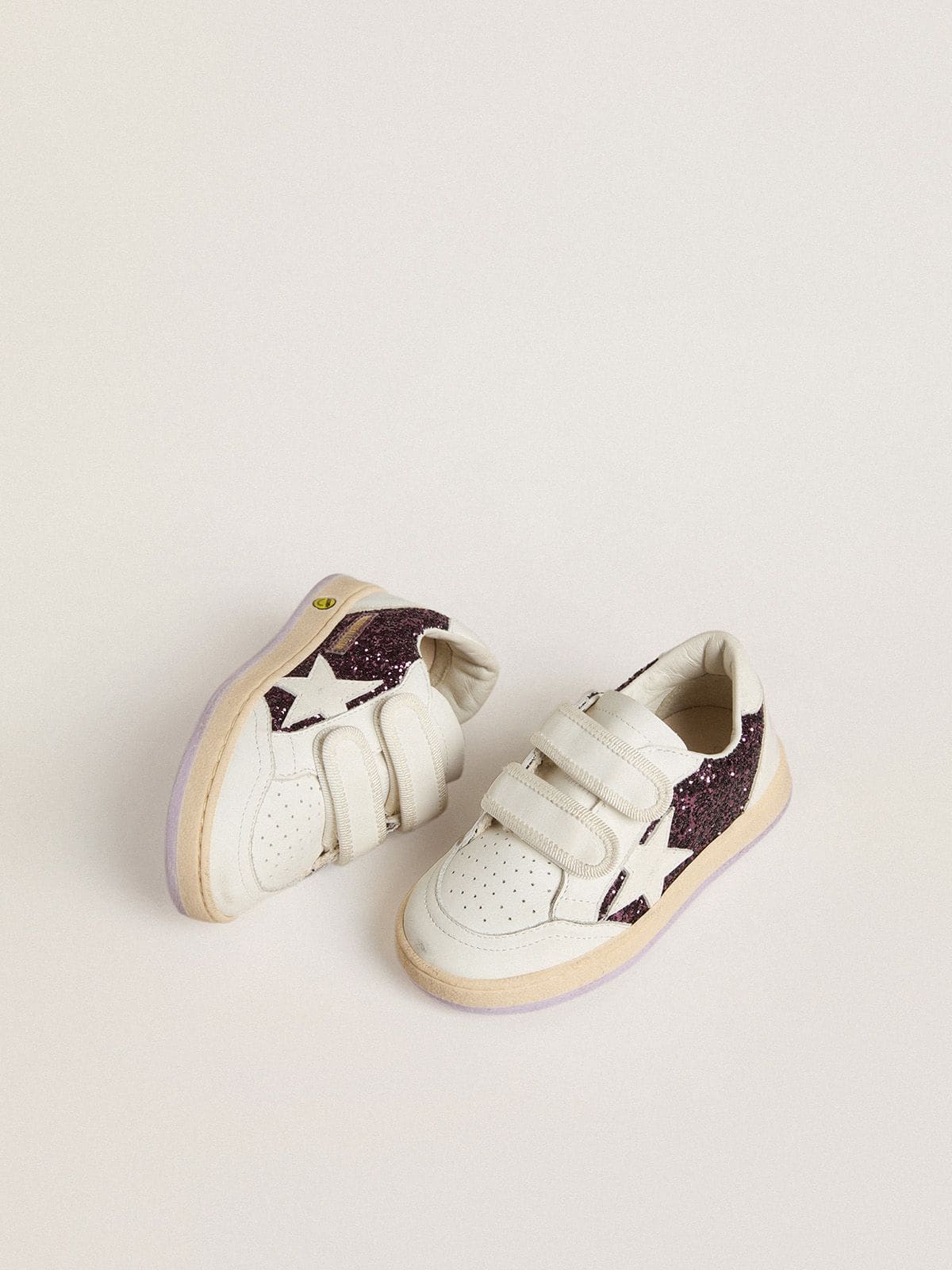 GOLDEN GOOSE - Ball Star Glitter Purple – Image 4