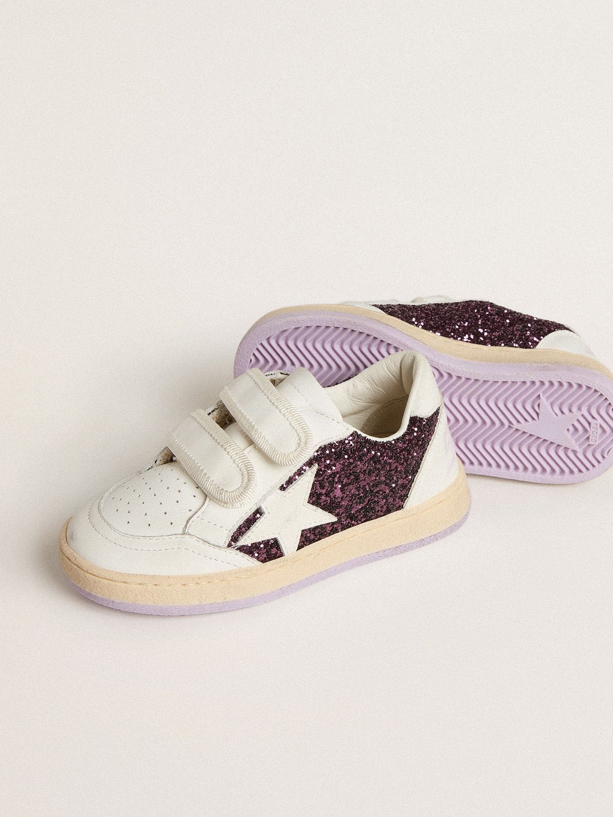 GOLDEN GOOSE - Ball Star Glitter Purple – Image 3