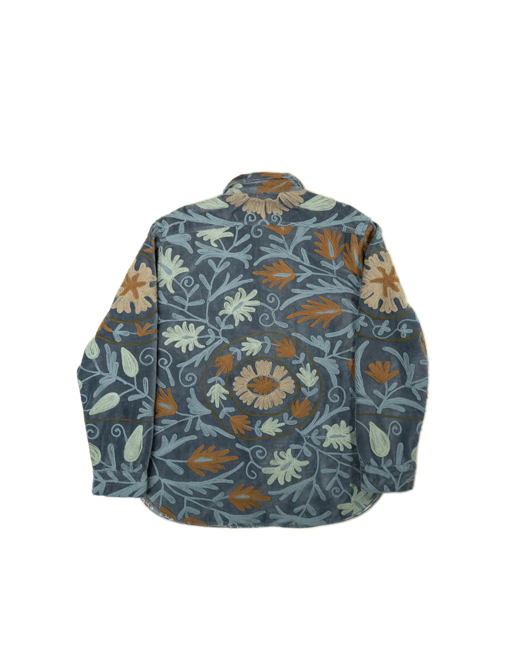 L'ÎLE BLEUE - SURCHEMISE PAUL SUZANI VELOURS – Image 4