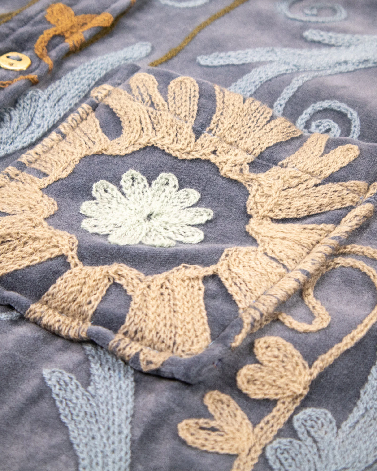 L'ÎLE BLEUE - SURCHEMISE PAUL SUZANI VELOURS – Image 5