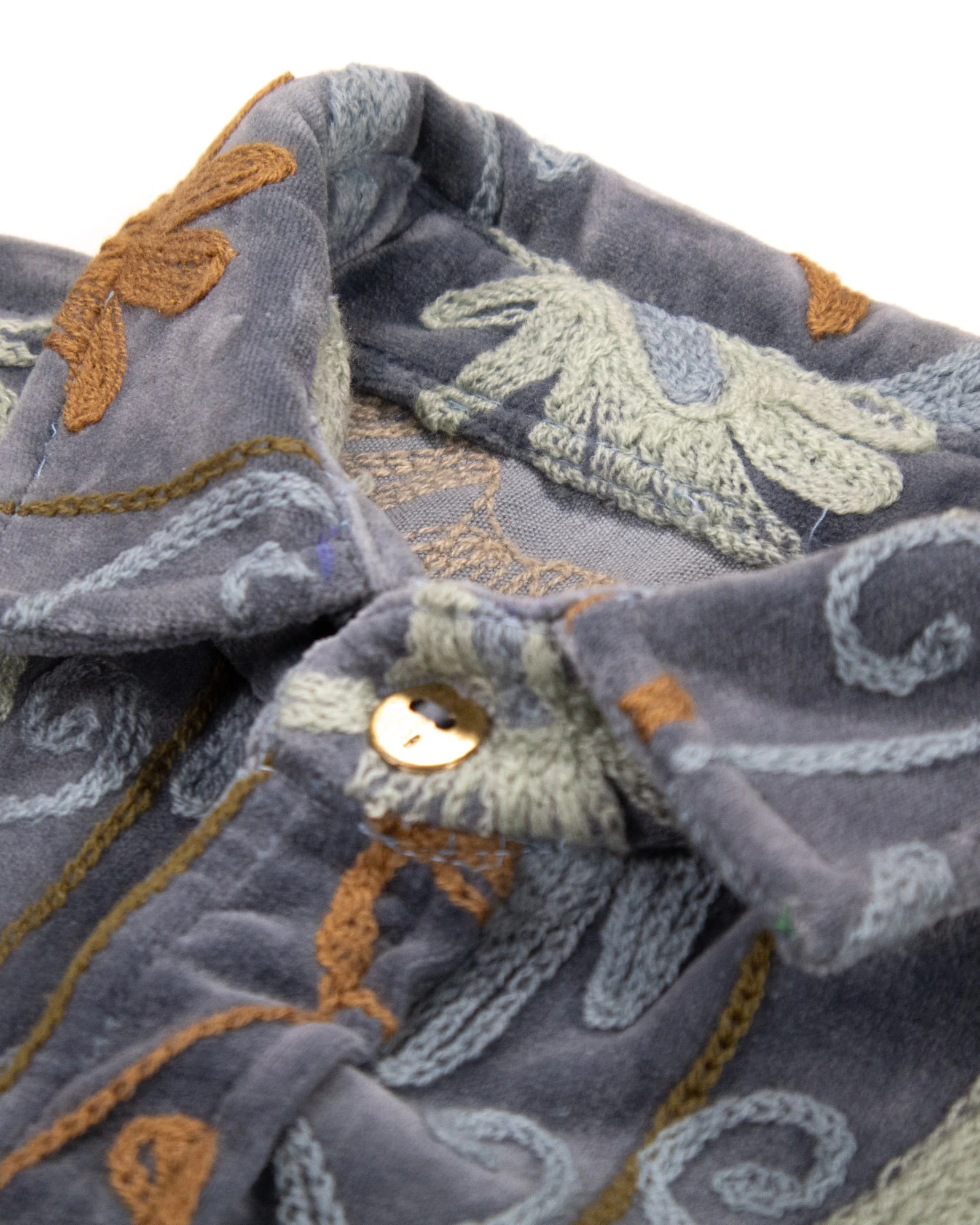 L'ÎLE BLEUE - SURCHEMISE PAUL SUZANI VELOURS – Image 8