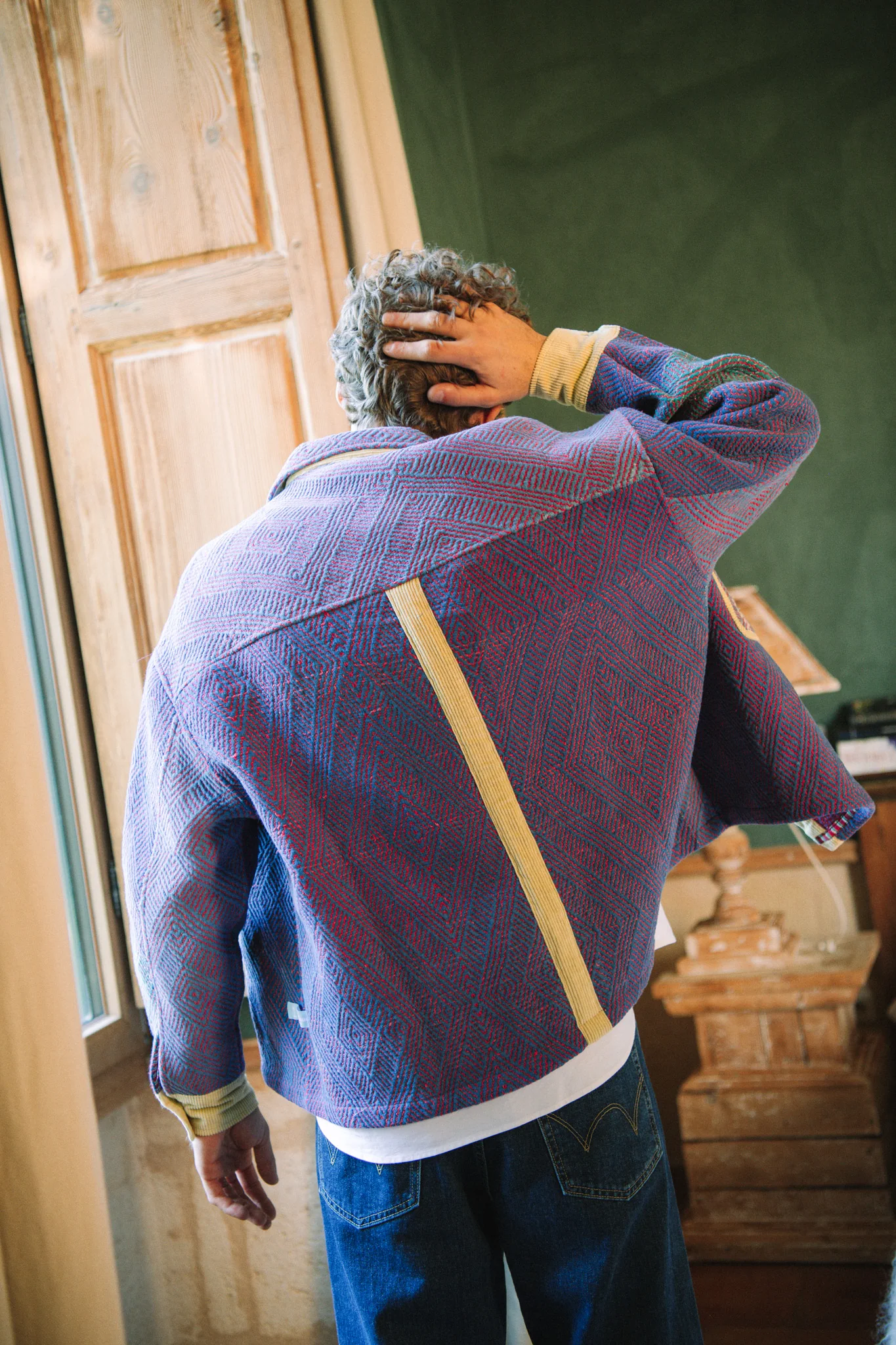 L'ÎLE BLEUE - Veste Kantha Corduroy – Image 4