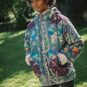 L'ÎLE BLEUE - Manteau Hoodie - Suzani