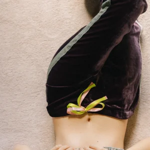 L'ÎLE BLEUE - PANTALON SAYANI VIOLET FONCÉ