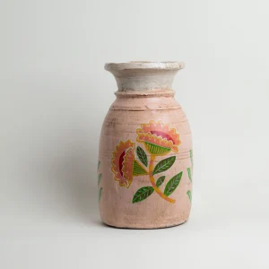 L'ÎLE BLEUE - Pot Fleur Rose