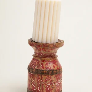 L'ÎLE BLEUE - Bougeoir Acacia Vintage Red