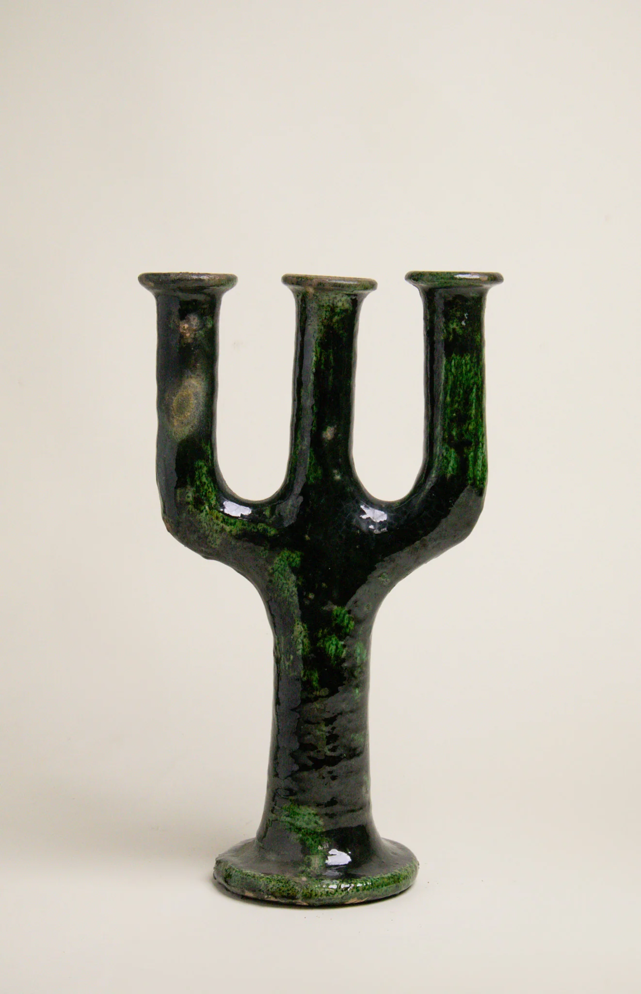 L'ÎLE BLEUE - Bougeoir Triple en Tamegroute – Image 2