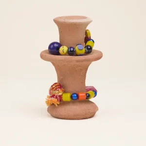 L'ÎLE BLEUE - Bougeoir Terre Cuite XS