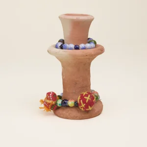 L'ÎLE BLEUE - Bougeoir Terre Cuite S