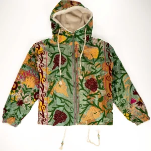 L’ÎLE BLEUE - MANTEAU HOODIE - SUZANI