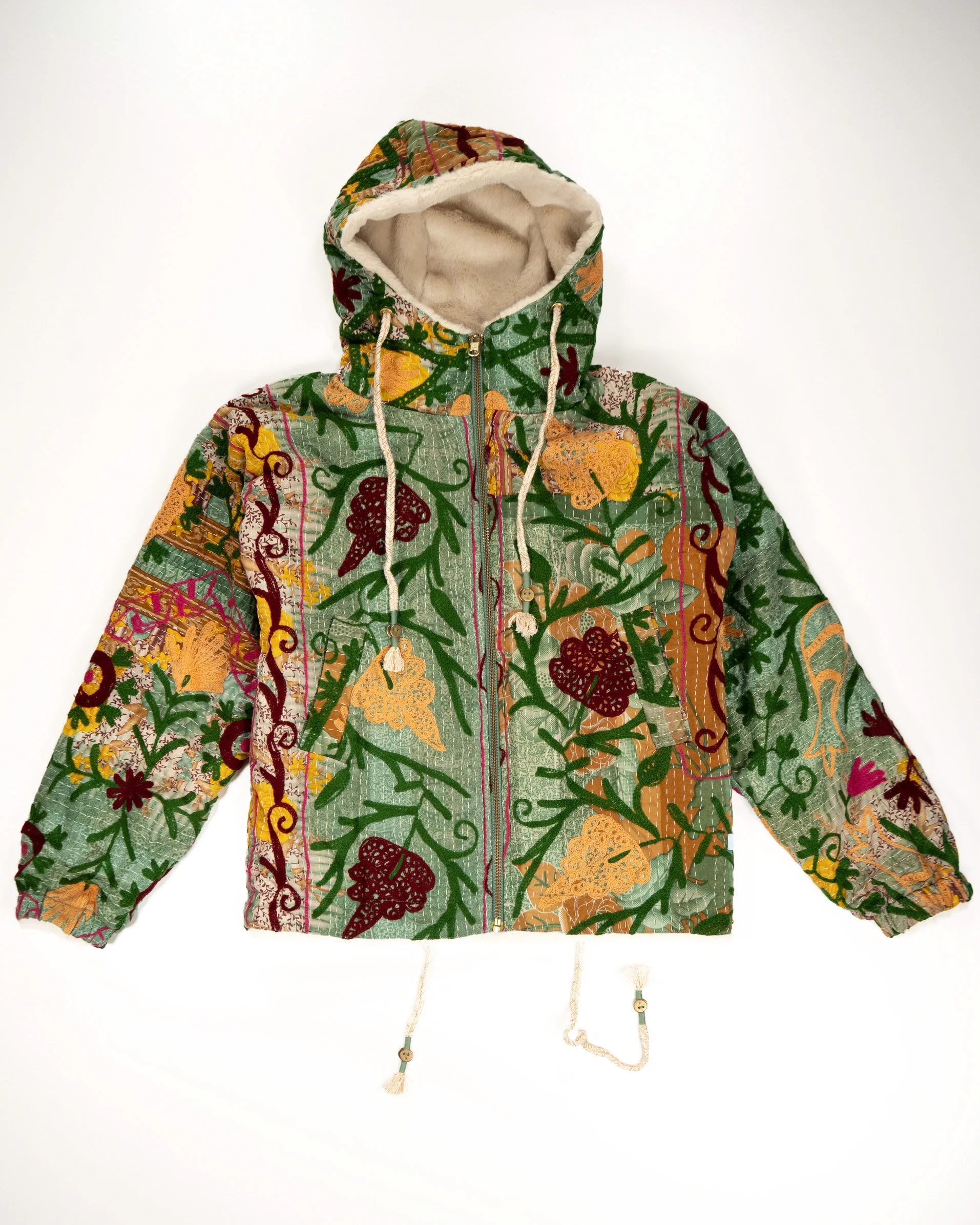 L’ÎLE BLEUE - MANTEAU HOODIE - SUZANI