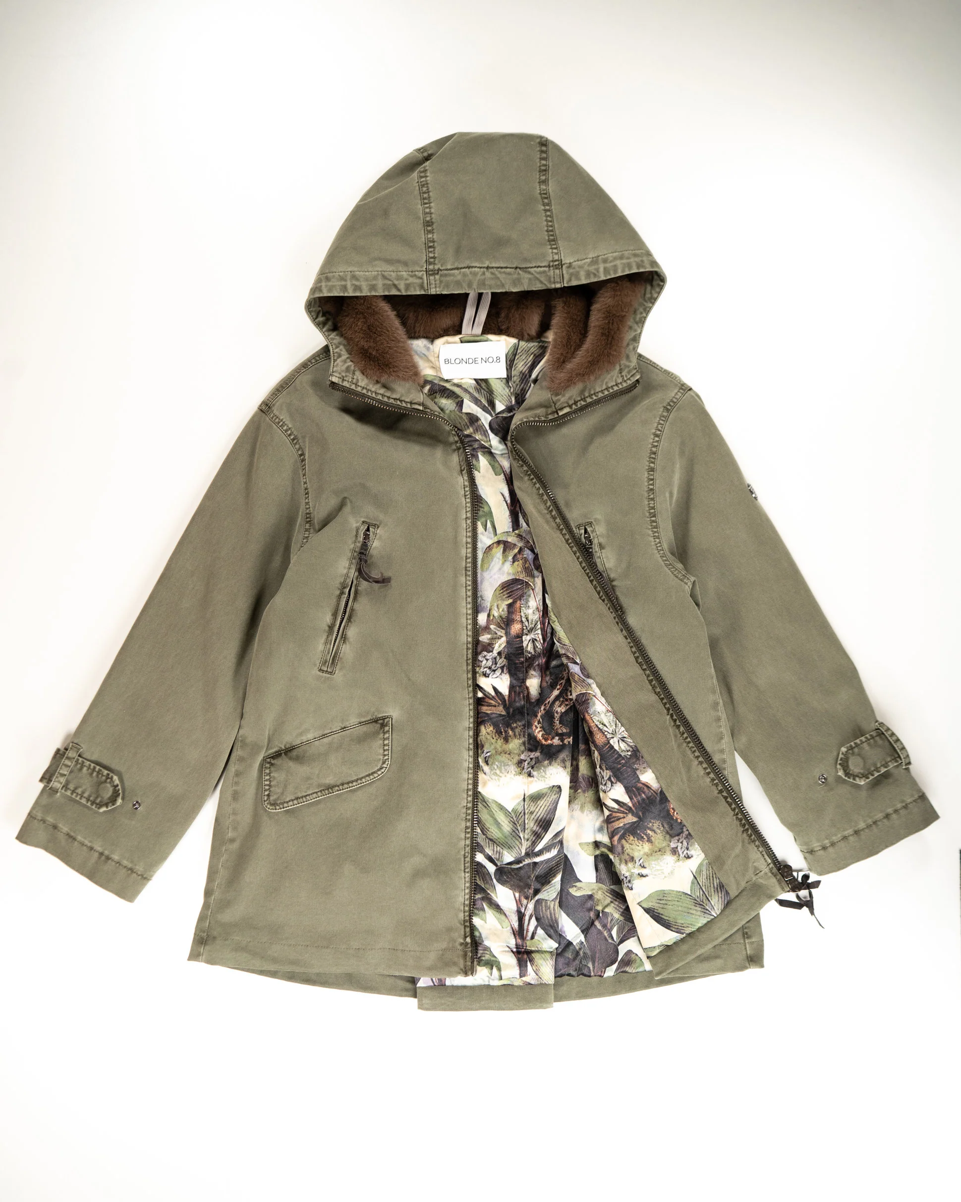 BLONDE N°8 - PARKA KAKI CAROL – Image 6