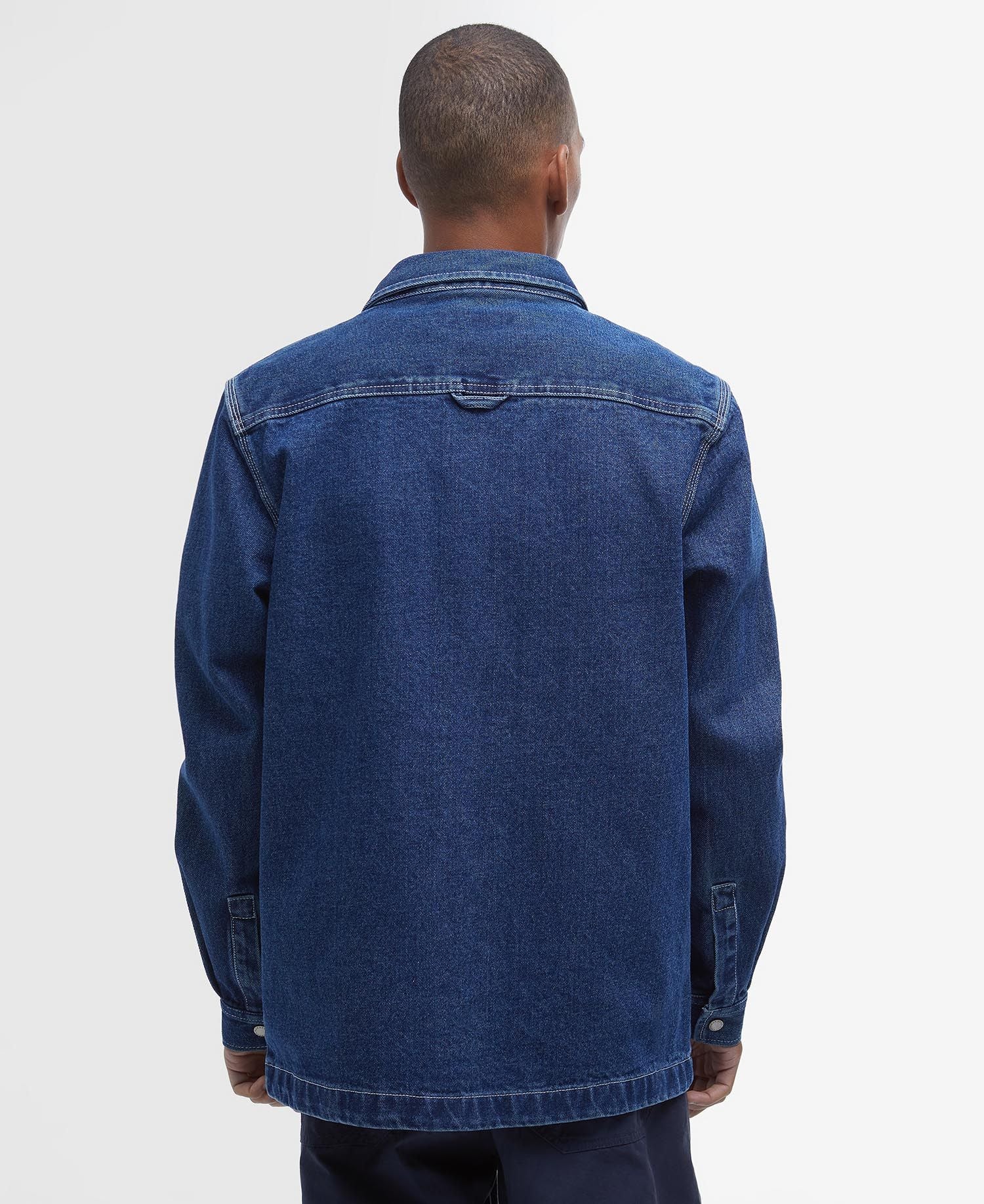 BARBOUR - Denim Grindle Overshirt – Image 6