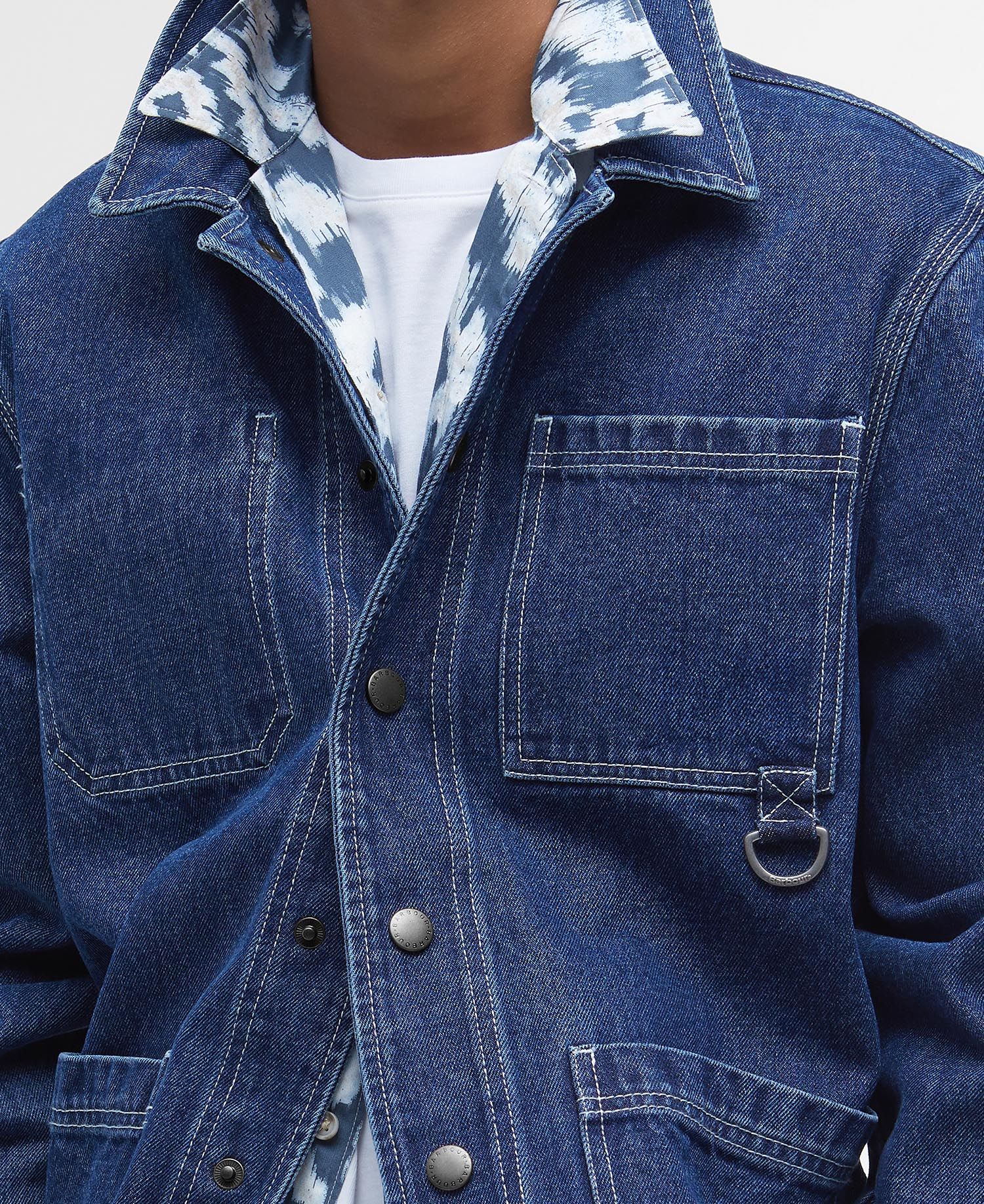 BARBOUR - Denim Grindle Overshirt – Image 4