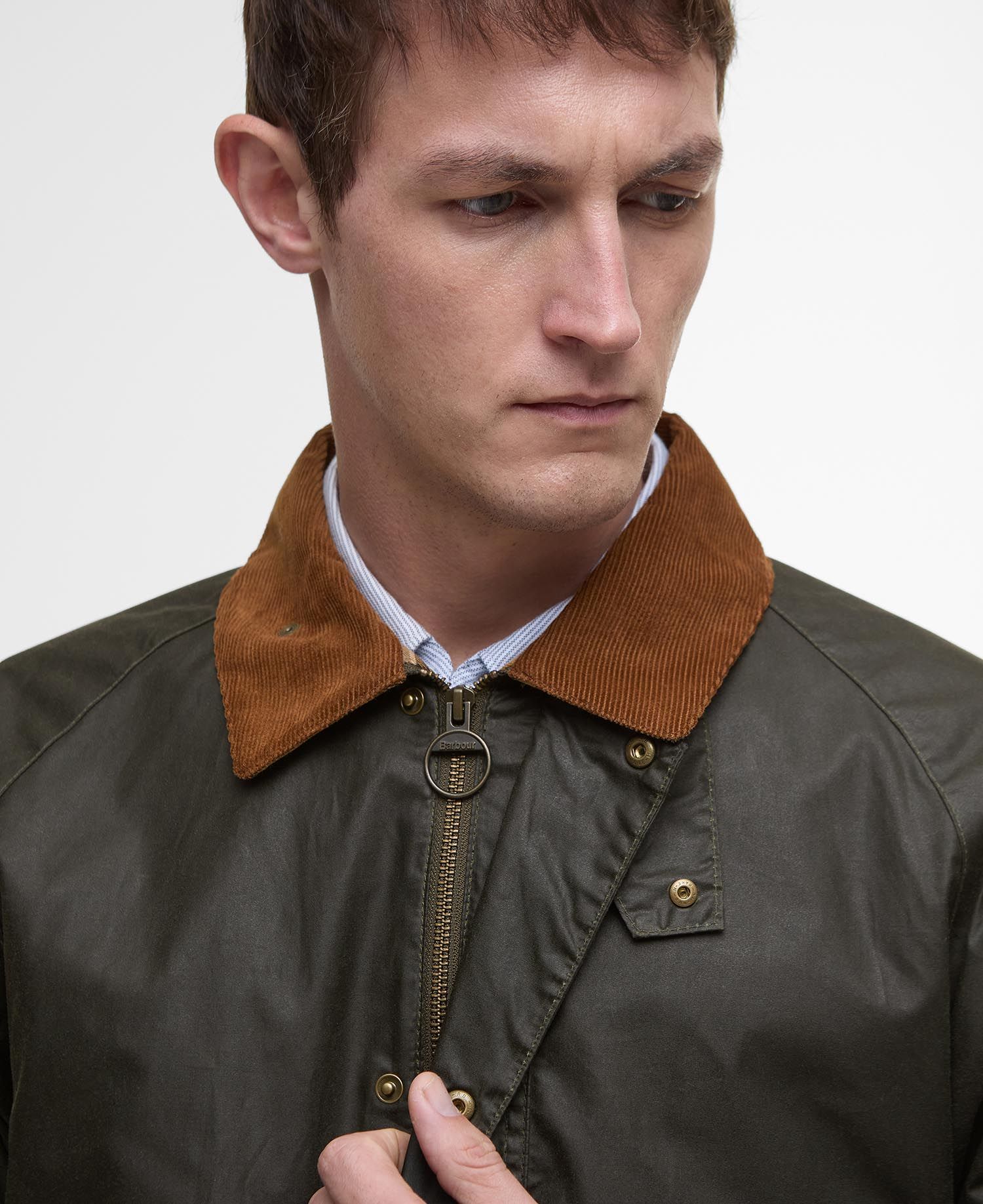 BARBOUR - Tracker Lightweight Wax Jacket – Image 8
