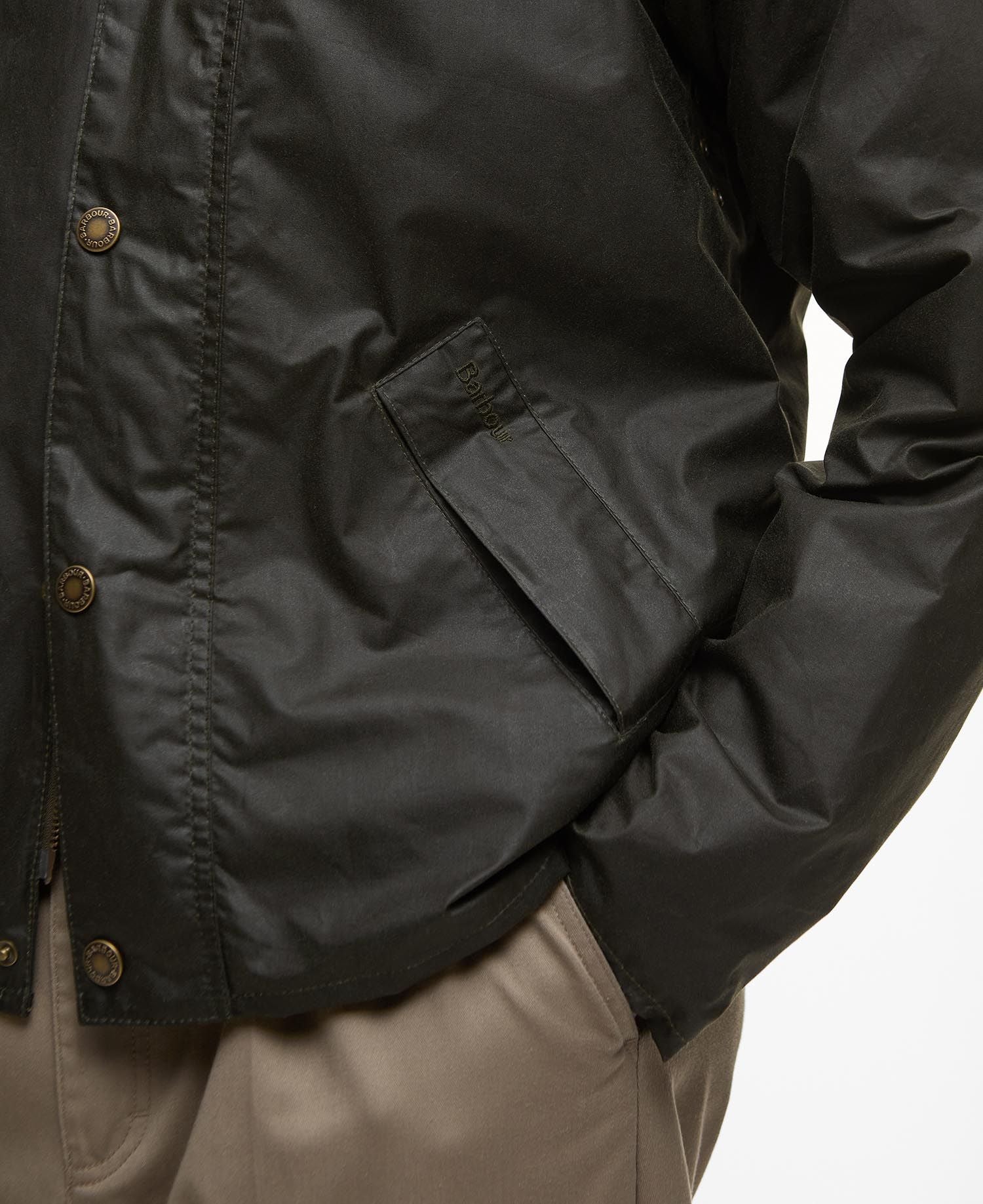 BARBOUR - Tracker Lightweight Wax Jacket – Image 7