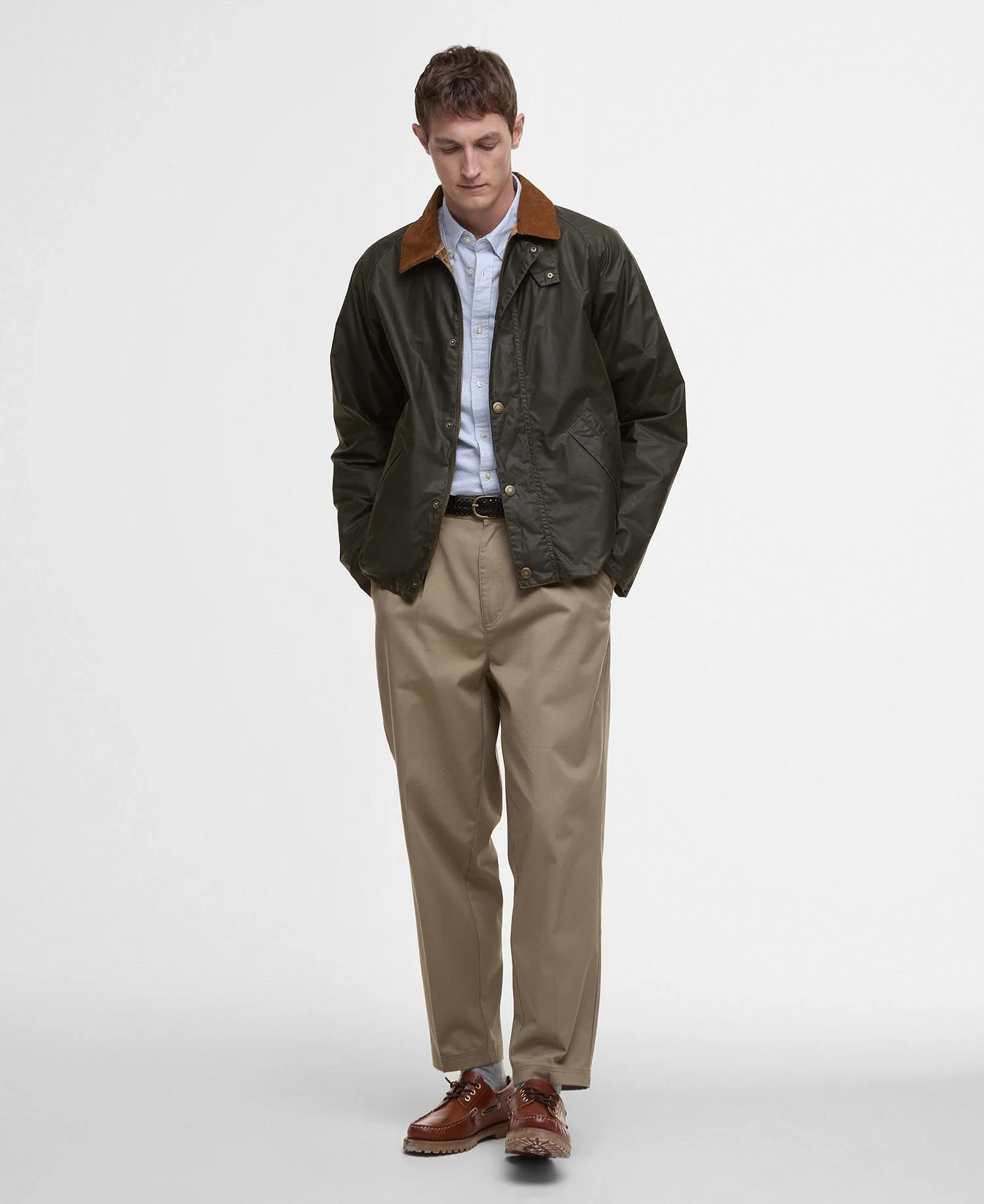 BARBOUR - Tracker Lightweight Wax Jacket – Image 4