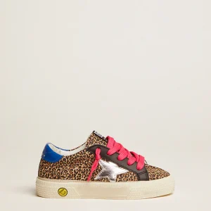 GOLDEN GOOSE - May Leopard Blue