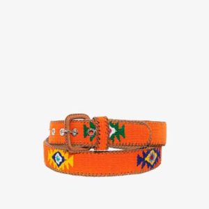 LA MANSA - Orange Ethnic Belt