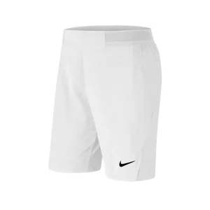 Short Court Flex Ace 9" (Homme) - Blanc