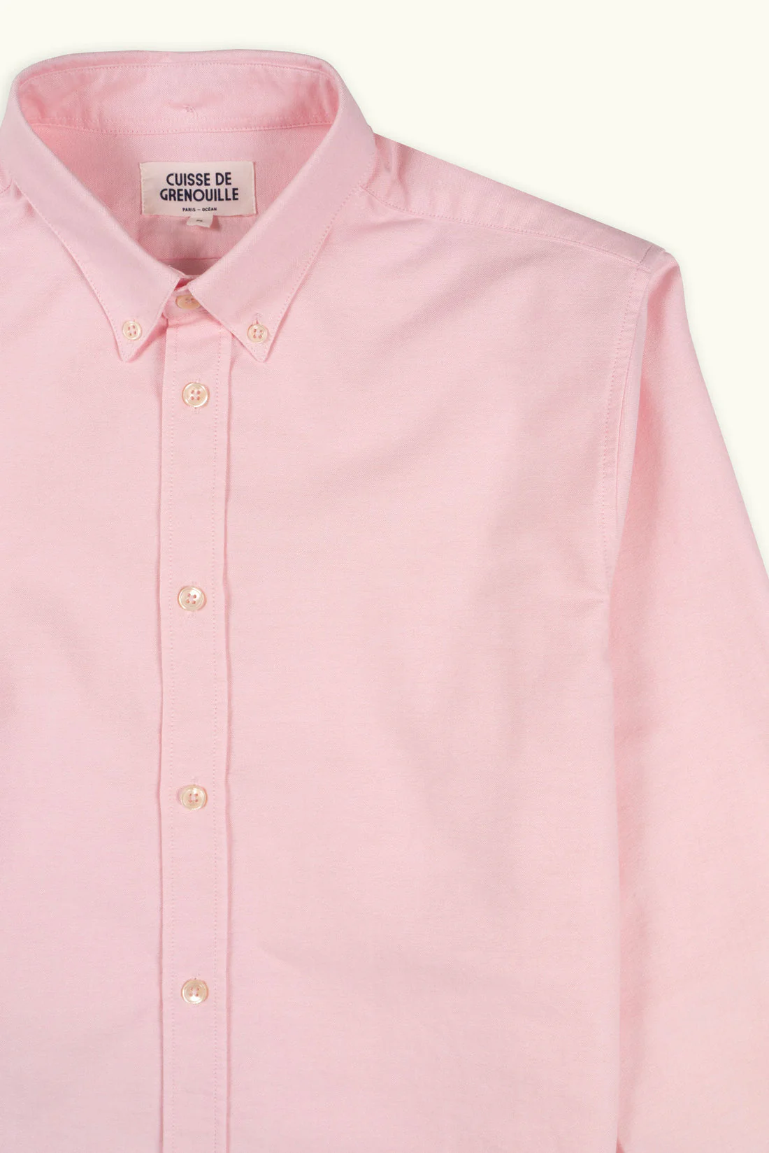 CUISSE DE GRENOUILLE - Chemise Oxford Rose – Image 3