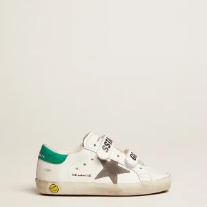 GOLDEN GOOSE - Old School Leather Green
