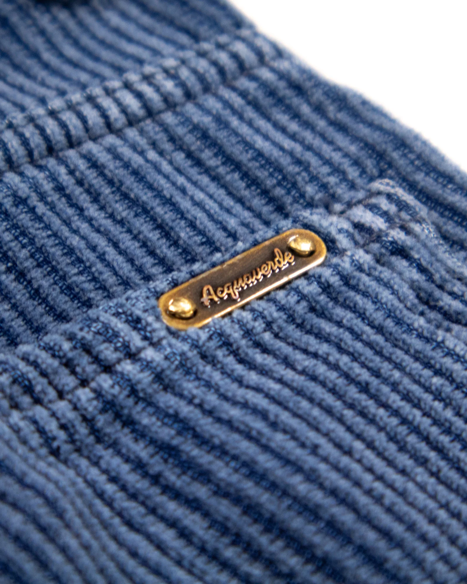 ACQUAVERDE - PANTALON ANOUCK CÔTELÉ COULEUR INDIGO – Image 7