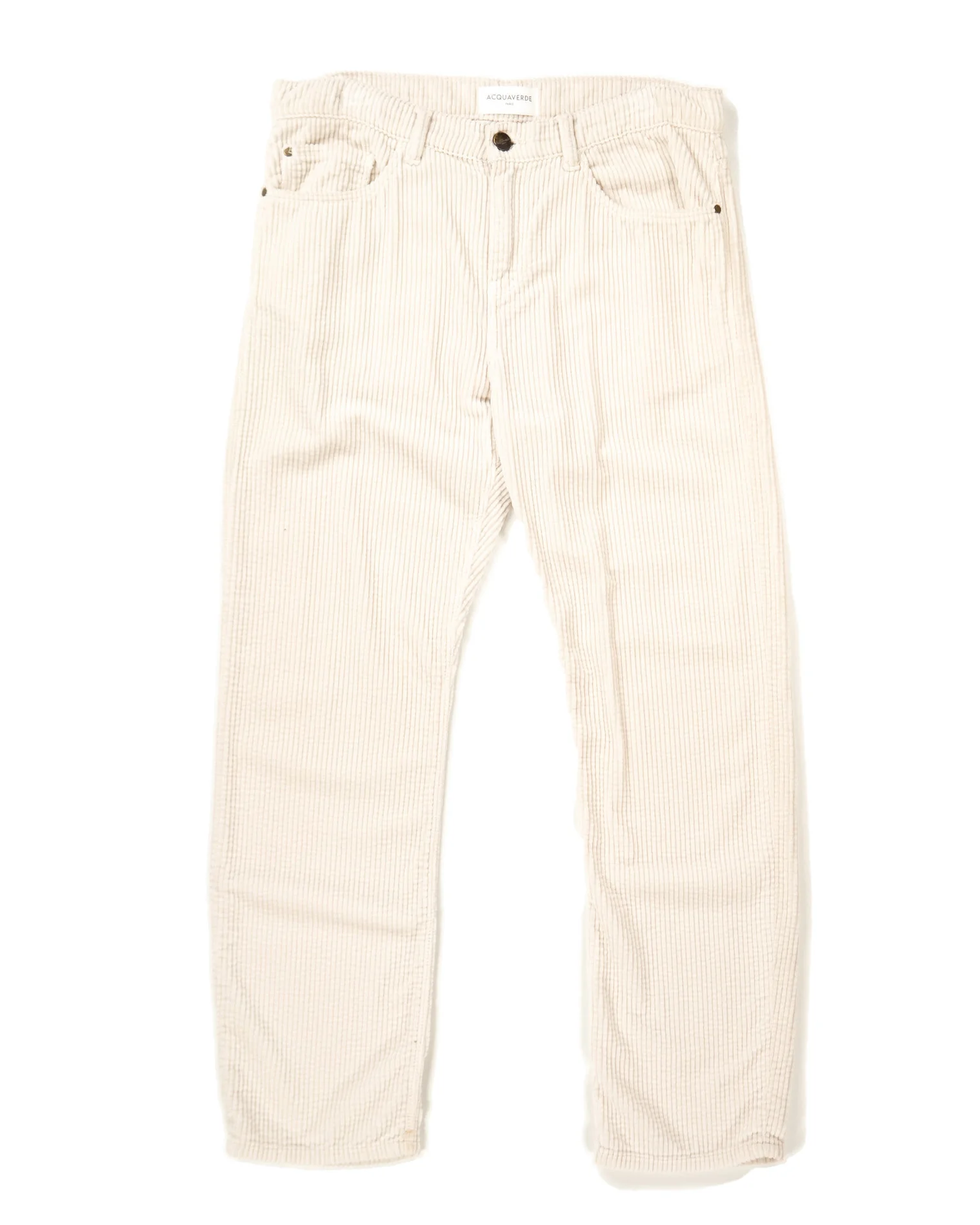 ACQUAVERDE - PANTALON NEW NILS CÔTELÉ CRÈME – Image 2