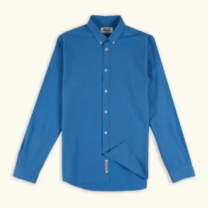 CUISSE DE GRENOUILLE - Chemise en Popeline Marine