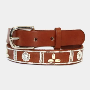 ASPIGA - Shell Belt White