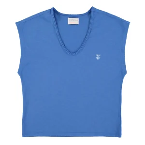 SISTERS DEPARTMENT - Tee-shirt Sans Manches Blue Mafia