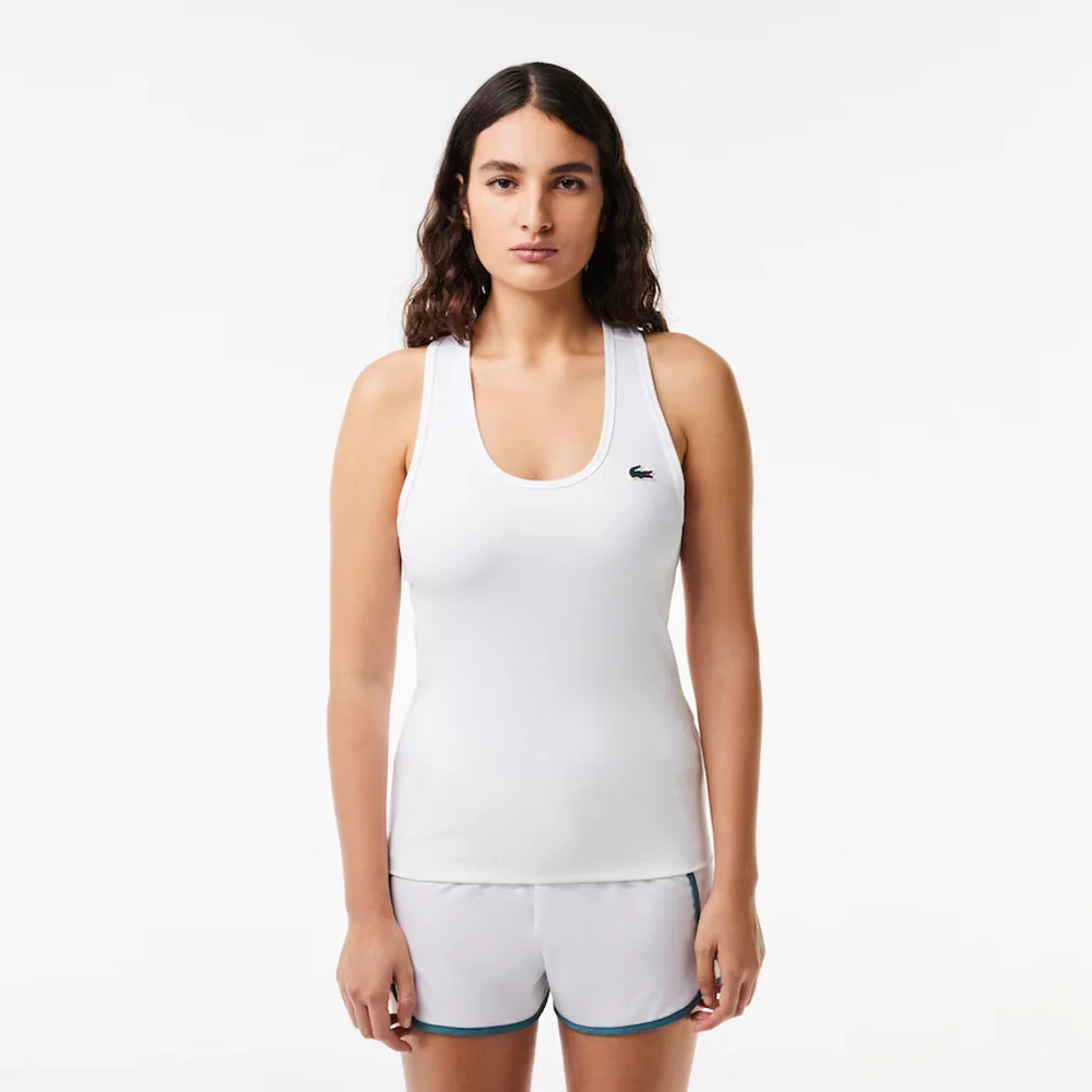 Débardeur côtelé slim fit Lacoste – Image 3